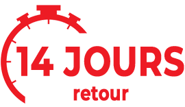 Profitez de notre politique de retour de 14 jours légaux pour des achats sans souci. Votre satisfaction est notre priorité!