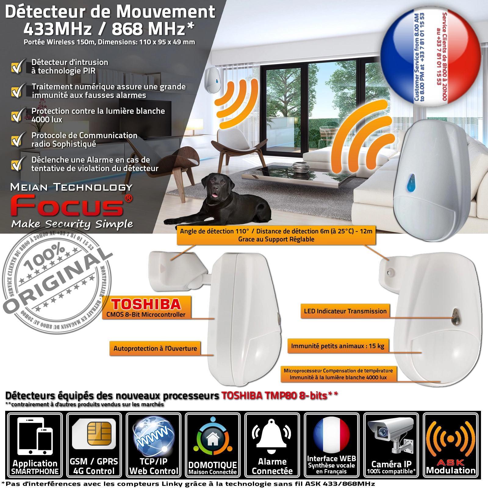 Alarme 4G pour camping-car capucine – Sécurité Meian haut de gamme