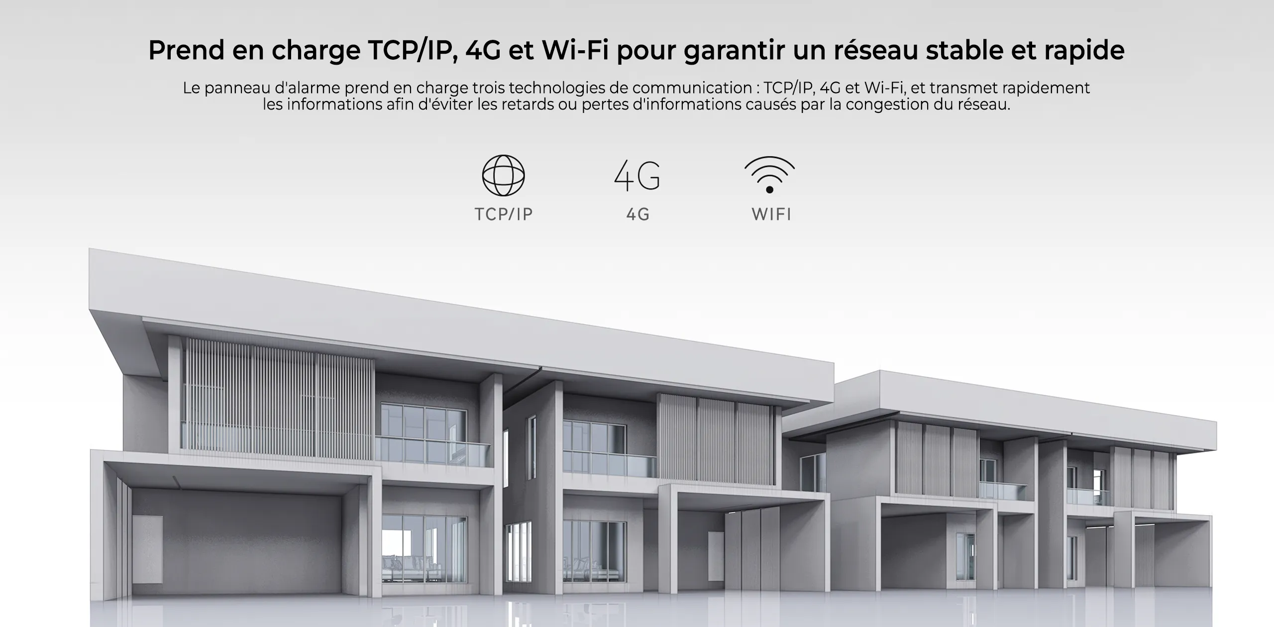 Panneau d’alarme LHD8100 - Surveillance en temps réel avec connexion multi-réseaux.