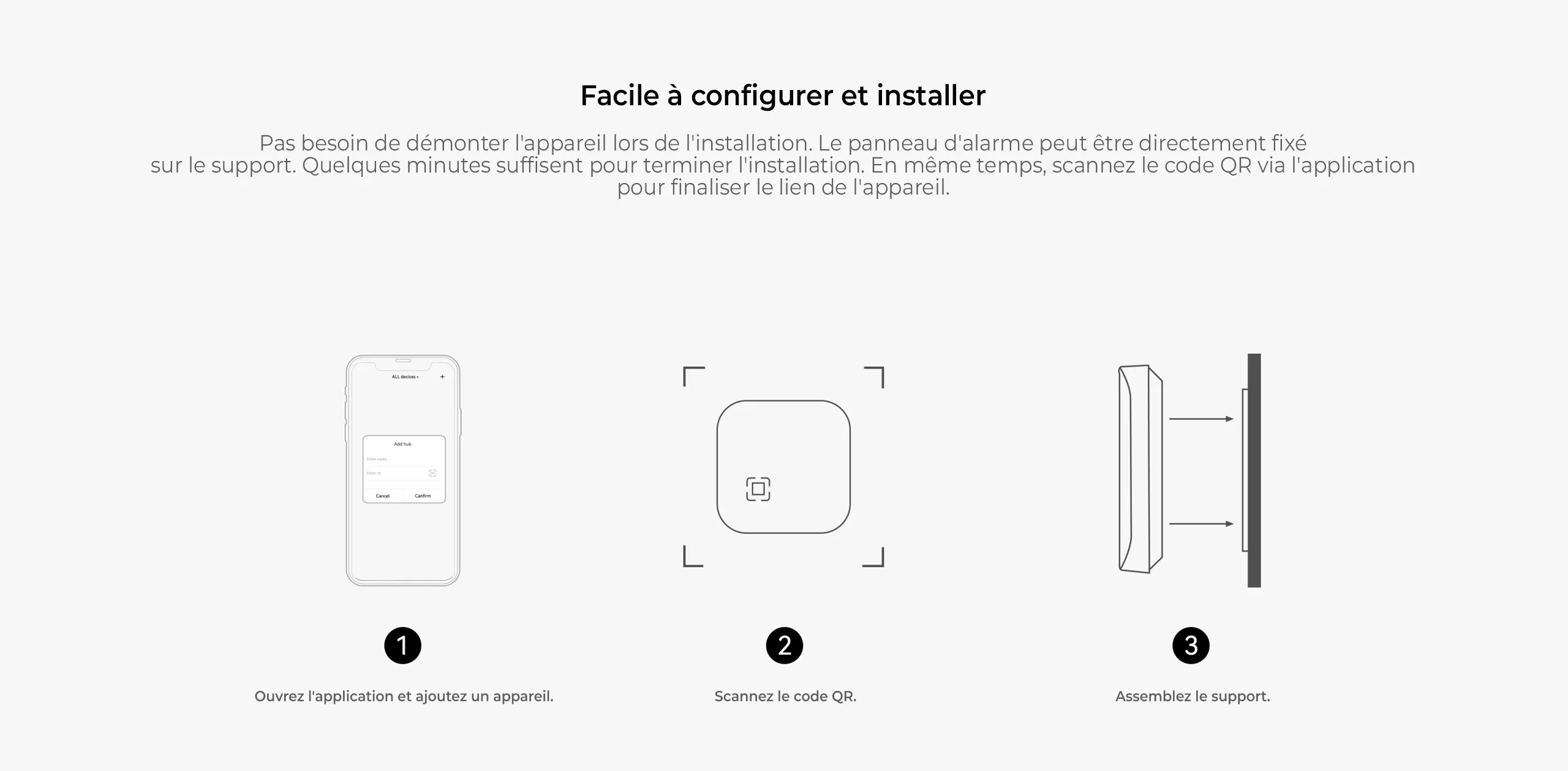 Installation facile et configuration rapide du système MA-IV via code QR